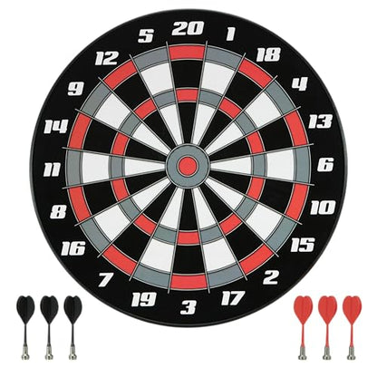 Accudart 16" Magnetic Dartboard Set – Magnetic Dart Board with 6 Darts, Wall Mount Design, No Steel Tips, Ideal for Casual Play