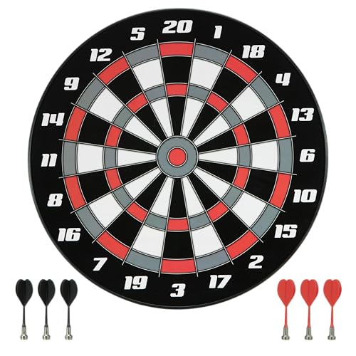 Accudart 16" Magnetic Dartboard Set – Magnetic Dart Board with 6 Darts, Wall Mount Design, No Steel Tips, Ideal for Casual Play