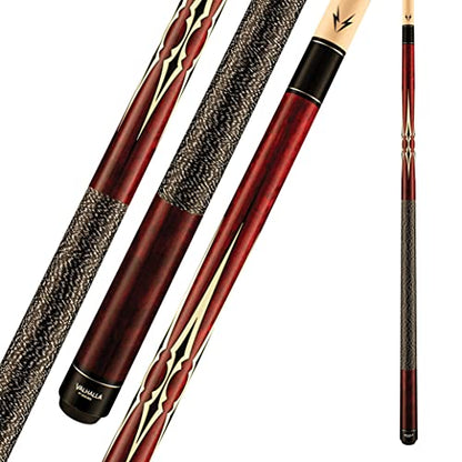 Viking Valhalla 200 Series 2 Piece 58” Pool Cue Stick with Irish Linen Wrap - color: VA232, size: 18oz