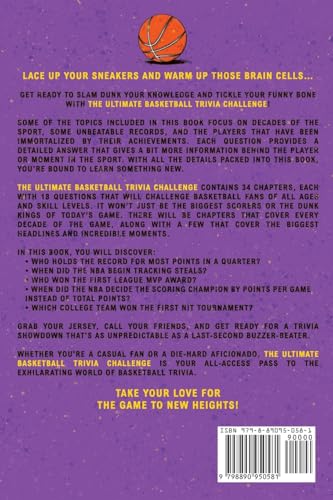 The Ultimate Basketball Trivia Challenge: Over 600 Quiz Questions for Die-Hard Basketball Fans