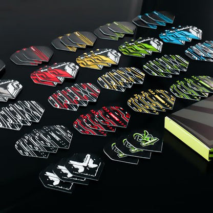 Standard Dart Flights,Dart Flights Set for Soft/Steel Tip Darts.Dart Accessories Kit,Durable & Fade-Resistant,Bulk 66pcs Replacement Dart Flights Pack,