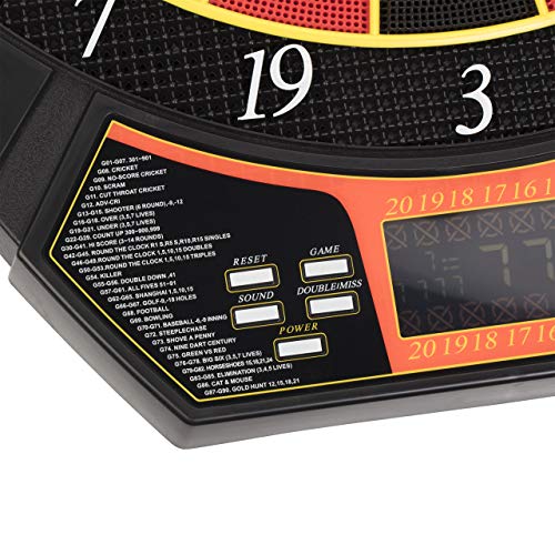 Arachnid Voyager Electronic Dartboard with LCD Display and 29 Games and 90 Variations , Black