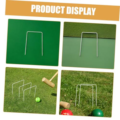 Garneck 10pcs Replacement Accessories for Family Lawn Games Compatible with Croquet Easy Setup for Backyard Outdoor Fun