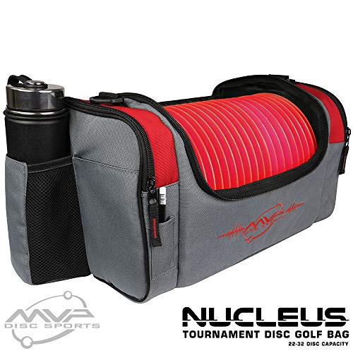 MVP Disc Sports Nucleus Tournament Disc Golf Bag (Choose Your Favorite Color) - color: Red