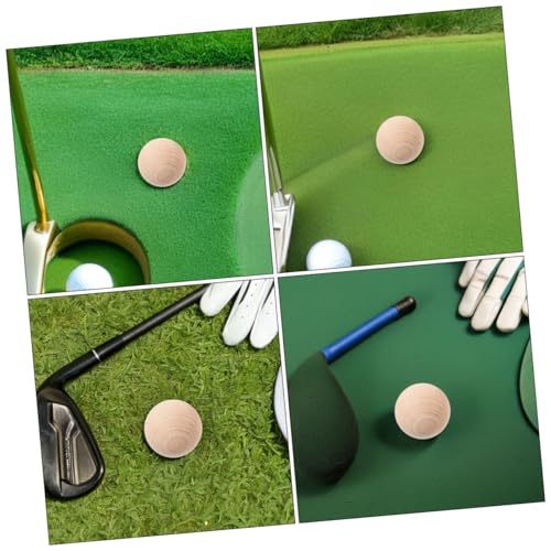 TOYANDONA Unfinished Natural Wood Sphere for Crafts Croquet Accessories Outdoor Fun Lightweight Portable for All Ages