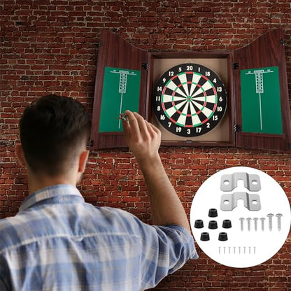 CyeeLife Dartboard Mounting Bracket,Dartboard Hanging Bracket for Steel Dart Games,Dart Accessories Kits (2 Set) - color: 2 Set