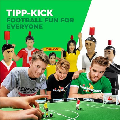TIPP-KICK JR Cup Soccer Board Game – Family Tabletop Game with Metal Players & Goalkeepers | Great Gifts for Players, Kids & Adults | Indoor Soccer Toys for Boys 6-8 8-12