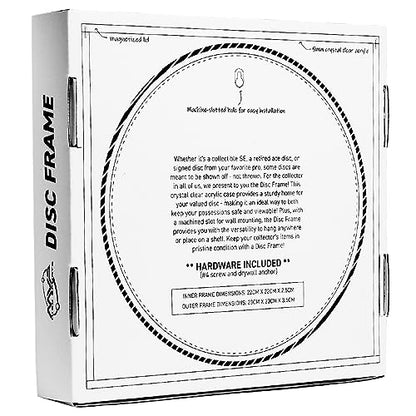 MVP Disc Sports Disc Frame Display Case