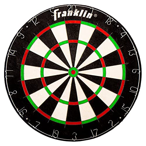 Franklin Sports Professional Dartboard - 18" Regulation Size - style: Pro Bristle Blade Dartboard