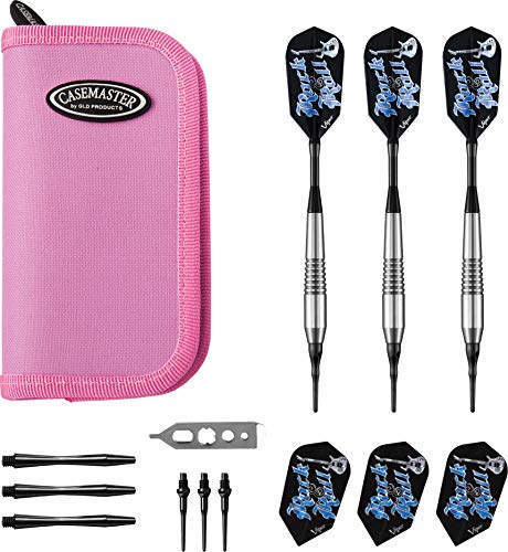 Viper Rock & Roll Soft Tip Darts & Casemaster - color: Pink, style: Delux