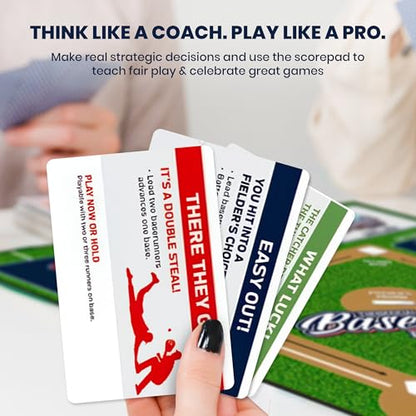 MasterPieces Baseball Dice Board Game - Realistic Gameplay, Family Fun for Adults & Kids, 2-8 Players, Ages 6+ - style: Baseball
