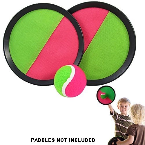 Replacement Sticky Balls for Toss and Catch Sport Game, Hook and Loop, Refill Pack of 12