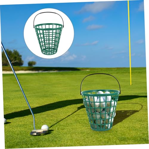 Luxshiny 2pcs Golf Handle Balls Capacity Plastic Golfing Basket for and Outdoor Use - size: 22.00X22.00X12.00CM
