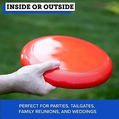 Play Platoon Bottle Jam Flying Disc Game for Teens & Adults to Play Outdoors - Fourth of July Yard Set Tailgate Party Game - color: Red, White & Blue