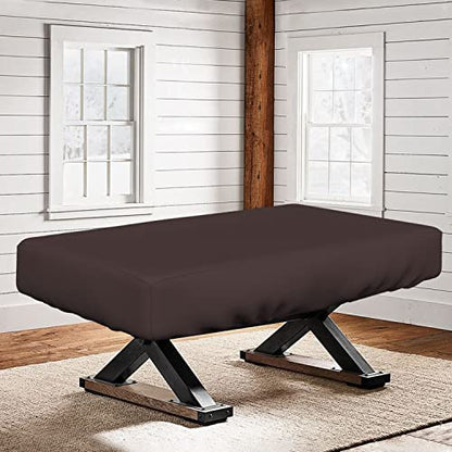 Covers & All Air Hockey Table Covers, Made of 12 Oz Waterproof & UV-Resistant Cover Max Fabric, Suitable for Indoors/Outdoors (88" W x 44" D x 15" H, Coffee) - color: Coffee