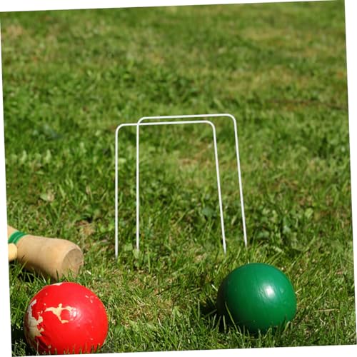 Garneck 10pcs Replacement Accessories for Family Lawn Games Compatible with Croquet Easy Setup for Backyard Outdoor Fun