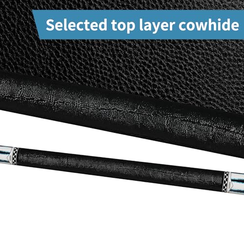 GARSEN Pool Cue Stick 58 inch 18 oz 19 oz 20 oz 21 oz Billiard House Bar Pool Stick - color: Leather White