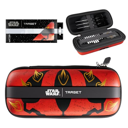 Target Darts Star Wars Darth Maul BOA Wallet | Premium Dart Case with Sith Design, Swiss Point Tip Storage, Rigid Outer Shell & Organised Accessories Holder - style: Darth Maul