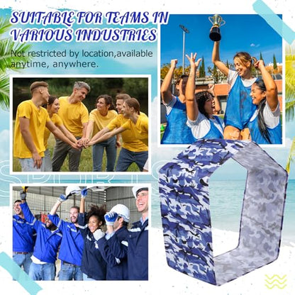 Team Building Games Teamwork Games Run Mat, Learning Activity Fun Playing Run Mat for Adults Field Day Game Team Building Relay Race Outdoor, with Storage Bag