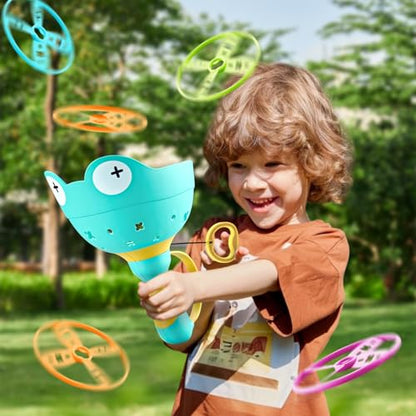 pamexin Outside Toys for Kids Ages 4-8 - Manual Capture Catching Game - Toddler Chasing Toy for Boys & Girls, Ages 3-7 - Outdoor Fun Family Games - style: Yellow+Green