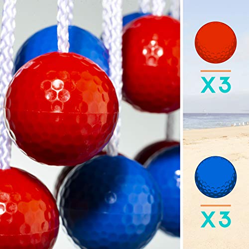 Franklin Sports Replacement Ladderball Bolas - color: Red/Blue, size: One Size