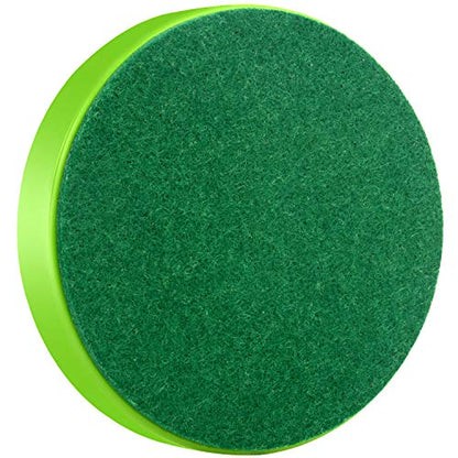 ONE250 Air Hockey Pushers and Red Air Hockey Pucks, Goal Handles Paddles Replacement Accessories for Game Tables (4 Striker, 4 Puck Pack) - color: Green