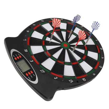 Electronic Dartboard Auto Scoring Multiplayer Mode High Resistance Capacitance Precise Sensing Family Party Office Game