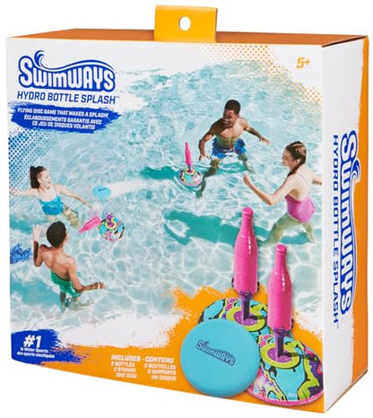SwimWays Hydro Bottle Splash, Pool Toys for Kids and Adults, Throwing Disc Swimming Pool Game, Outdoor Toys for Kids Aged 5 & Up - color: Bottle Splash
