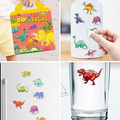 Reusable Sticker Book, Dinosaur Stickers Educational Learning Toys Travel Stickers Activity Books for Toddler Girls Boys Age 3+ Birthday Gifts - style: Dinosaur