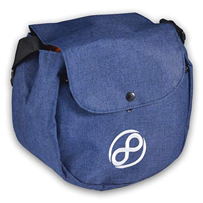 Infinite Discs Easy Bag - Disc Golf Starter Bag, Storage for 10 Discs - color: Blue