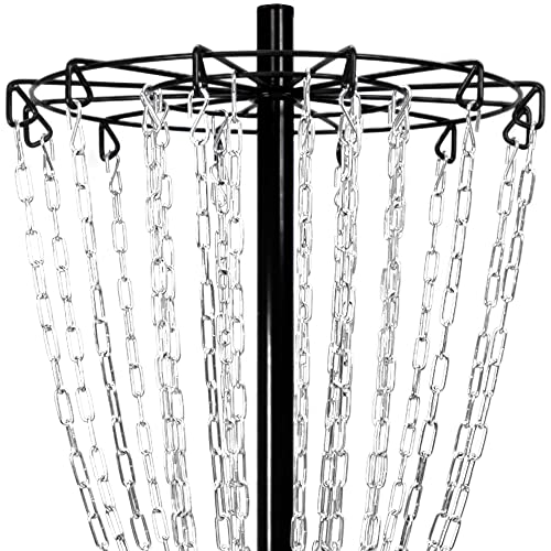 Remix Practice Basket for Disc Golf - Choose Your Color and Style - style: Double Chain - Black