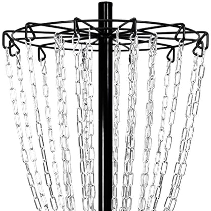 Remix Practice Basket for Disc Golf - Choose Your Color and Style - style: Double Chain - Black