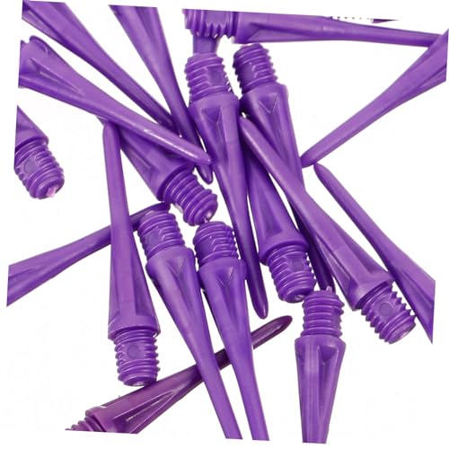 Happyyami Soft Head Soft Tip Parts Accessories Points with Supplies Soft Tip Flights Soft Needles Soft Tip - color: Purple