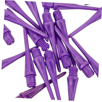 Happyyami Soft Head Soft Tip Parts Accessories Points with Supplies Soft Tip Flights Soft Needles Soft Tip - color: Purple