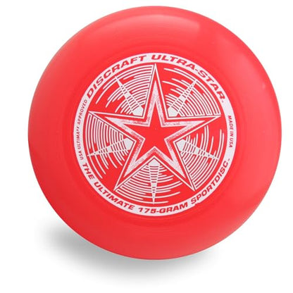 Discraft Ultrastar Ultimate Discs 1 & 2 Packs, Standard Size, for Competitive & Casual Play - color: Red
