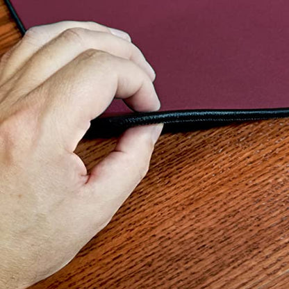 Board Game Playmat [3'X5'/Thick Super Cushioned/Stitched Edge/Water Resistant] with Carrying Case - for Tabletop Board Games, Card Games, RPG Games (Medium, Burgundy) - color: Burgundy, size: Medium (3'x5')