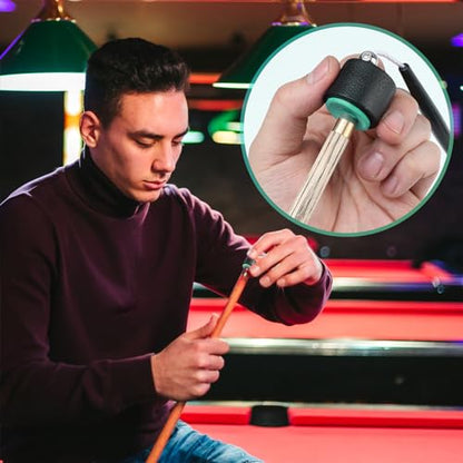 TAOM Chalk Holder, Pool Chalk Holder, Pool Cue Chalk Holder, Billiards Accessories and Equipment for TAOM V10 Chalk, TAOM Pyro and Generic Cue Chalk as Pocket TAOM Round Chalk Holder