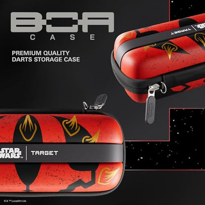 Target Darts Star Wars Darth Maul BOA Wallet | Premium Dart Case with Sith Design, Swiss Point Tip Storage, Rigid Outer Shell & Organised Accessories Holder - style: Darth Maul