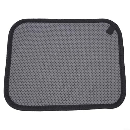 Bowling Ball Towel with Grip Beads, Microfiber Cleaner for Oil and Lane Conditioner, 10x8 Inches Reusable Pad for Gym and Alley, Black(Black+Grey) - color: Black+Grey