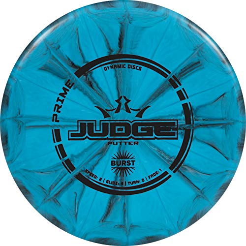 Dynamic Discs Judge Disc Golf Putter, Men and Women Frisbee Golf Putter Set, 170g+, Discs Golf Color & Stamp Will Vary, 5 Pack - style: Prime Burst