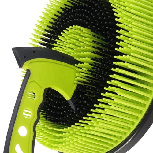 Leeray 3-in-1 Bristle Target Board Game – Axe Throwing Game for Backyard with Throwing Axes, Soft Tip Darts, and Ninja Stars – Safe Outdoor Games & Kids Toys for Ages 6+