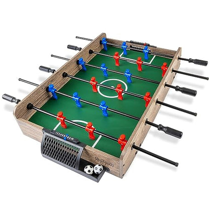 GoSports 32 Inch Tabletop Foosball Game Set - Oak or Black | Tabletop - color: Oak