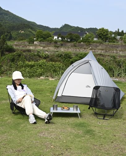 iClimb Ultralight Compact Mini Beach Picnic Folding Alu. Table with Carry Bag, Two Size (Silver - S) - color: Silver, size: Small