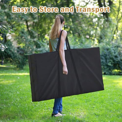 Cornhole Board Set，2 Regulation 4'x2' Cornhole Boards with 8 Cornhole Bags and Carrying Case, Corn Hole Games for Adults Outdoor Bean Bag Toss Game