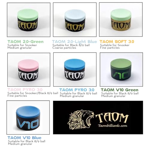 TAOM Upgrade Pool Chalk Holder Round Shaped Practical Tool Billiards Accessories Magnetic Mini Chalk Tip Case Container Round Box Billiards,Cue Tip Tool Scuffer Shaper - color: 1-Gift Set-Black with V10 Green
