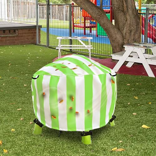 Water Table Cover Spiralin' Seas Waterpark Outdoor Sand Water Play Table Cover 34X34X18 inch-(Cover only)-Green - color: Green