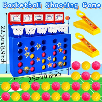 Szsrcywd Tabletop Basketball Game Toys,Desktop Basketballs Shooting Games Small Indoor Toy for Family Friends Office,Party Favors,Classroom Prizes,Birthday