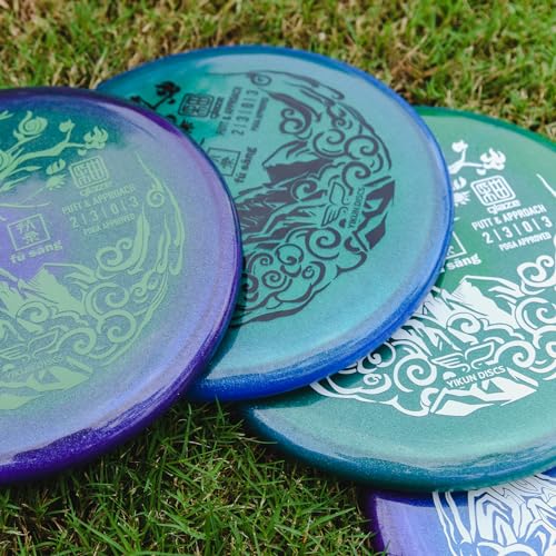 yikundiscs Yikun Professional PDGA Disc Golf Stable Putt & Approach 170-175g Glaze Line Putter Perfect for Outdoor Games and Competition