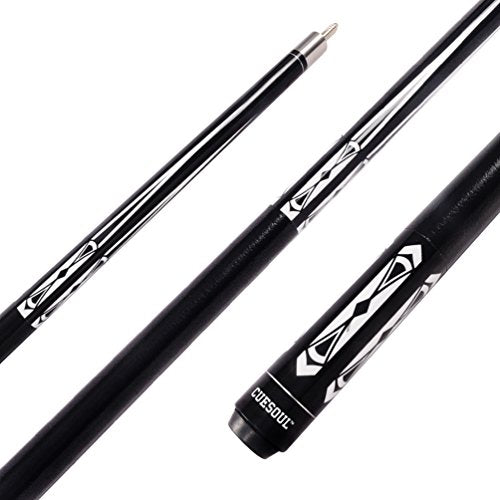 CUESOUL 19oz Pool Cue Sticks with Hard Pool Cue Case - color: E201-E105
