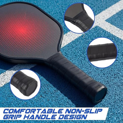 Wood Paddleball Racket Set PE Equipment for Elementary School Paddle Ball Racket with Non Slip Grip Physical Education Class Equipment for Men Women - size: Sky